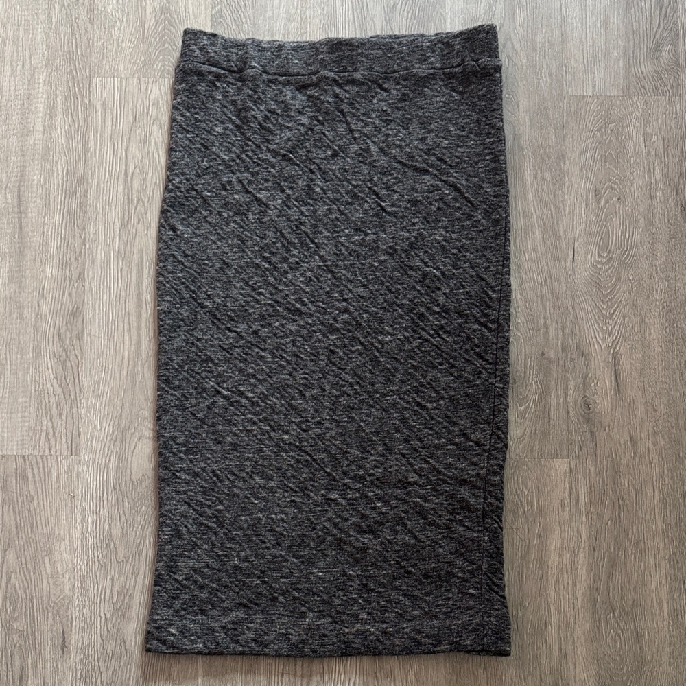 Madewell Charcoal Pencil Skirt - Picture 2 of 5